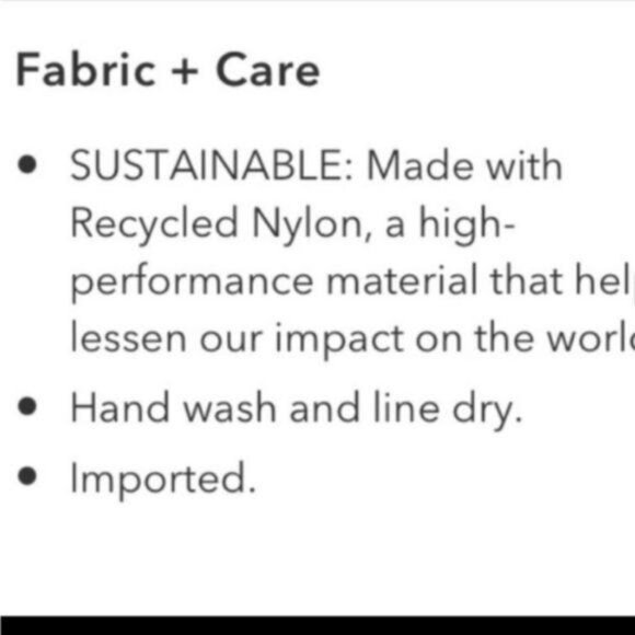 Athleta Women's Bondi Bra Cup Tankini Swim Tank UPF 50+ Beach Vacation 32 B/C - Picture 9 of 10